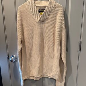 Cabela's Men's V-Neck Sweater - Cream